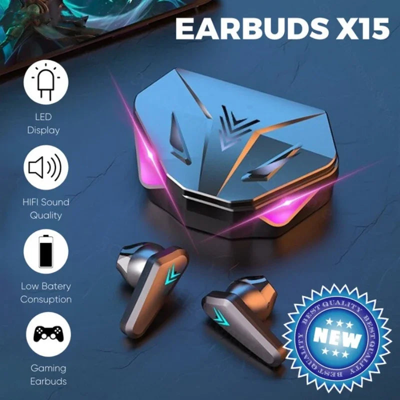 Fones de ouvido sem fio para jogos X15 Elite